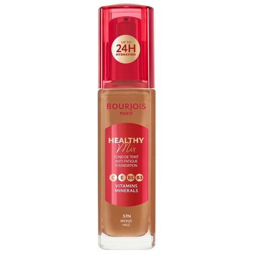 Bourjois Healthy Mix Anti-Fatigue tečni puder 57N Bronze Slike