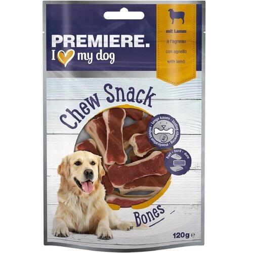 Premiere pribolj&scaron;ek za pse Chew bones jagnjetina 120 g/12 kosov Cene