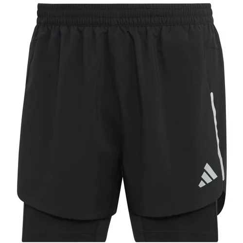 Adidas Kratke hlače & Bermuda Short Designed 4 Running 2in1 Črna
