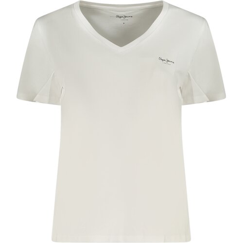PepeJeans SHORT SLEEVE T-SHIRT WOMEN WHITE Slike