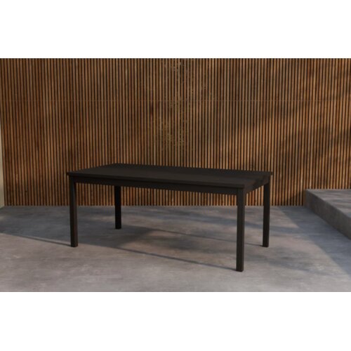 Venture Home Kenya pravokutni vrtni blagovaonski stol 180 × 90 cm, crni Cene