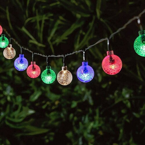 BAUHAUS LED solarni svjetlosni lanac Bubble (U zatvorenom, 6,9 m, Raznobojno) Cijene