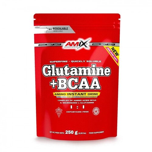 Amix L-Glutamine + BCAA 530g - Glutamin i BCAA 2:1:1 Cene