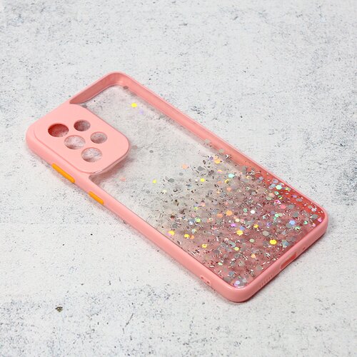  Maska frame glitter za samsung A336B galaxy A33 5G roze Slike
