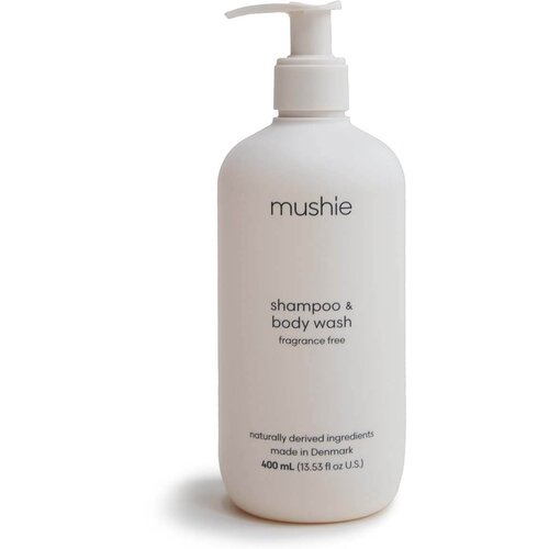 Mushie Organic Baby gel za prhanje in &amp;scaron;ampon 2v1 za otroke 400 ml Slike