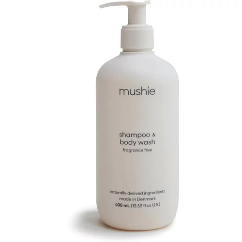 Mushie Organic Baby gel za prhanje in šampon 2v1 za otroke 400 ml