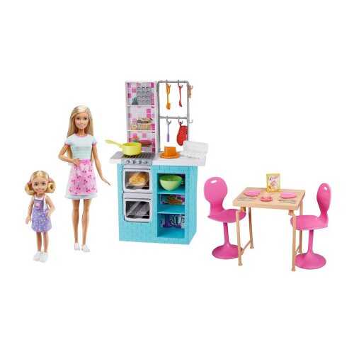 Mattel Igračka lutke Barbie u kuhinji HBX03 Cijene