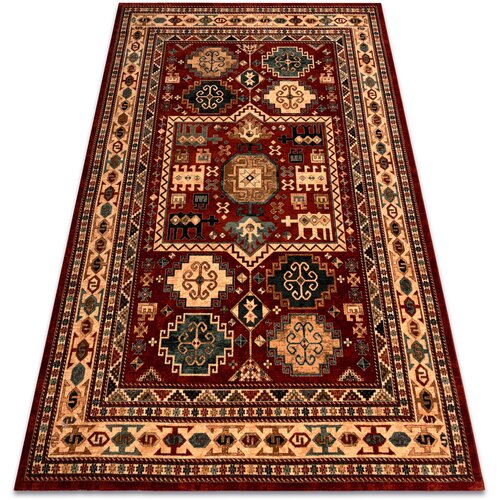RugsX Preproge Preproga volna KASHQAI 4306 300 orientalski, okvir 80x160 cm Rdeča Cene