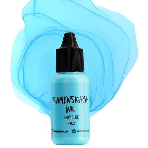Pastelno alkoholno mastilo KAMENSKAYA NUDE 15ml N-002 light blue Slike