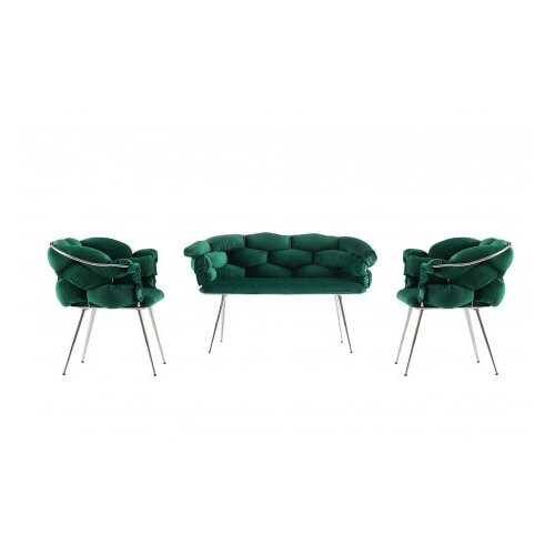 Hanah home Balon 2118 Garnitura sofa, Zelena Cene