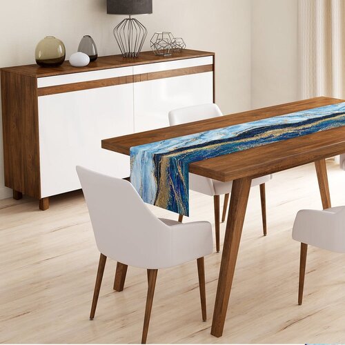 Minimalist Cushion Covers Namizni tekač iz mikrovlaken Nasto,, 45 x 145 cm Slike