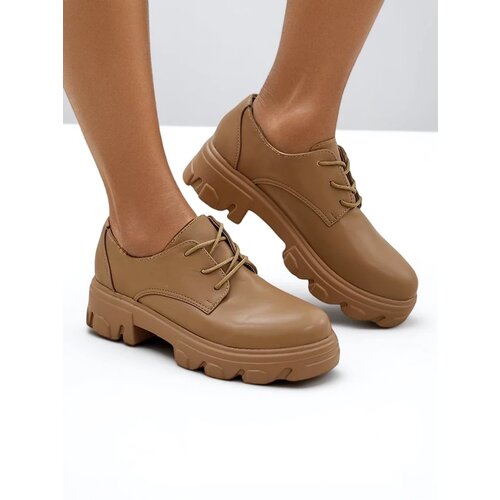 Resti Women's lace-up shoes with a thicker sole Gofey Cene