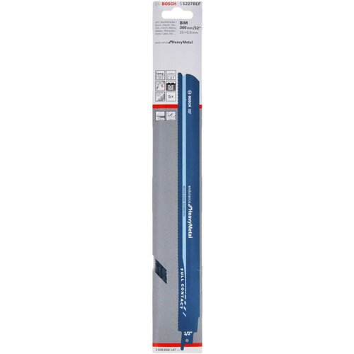 Bosch list univerzalne testere S 1227 BEF Endurance for Heavy Metal - pakovanje 5 komada - 2608658147 Slike