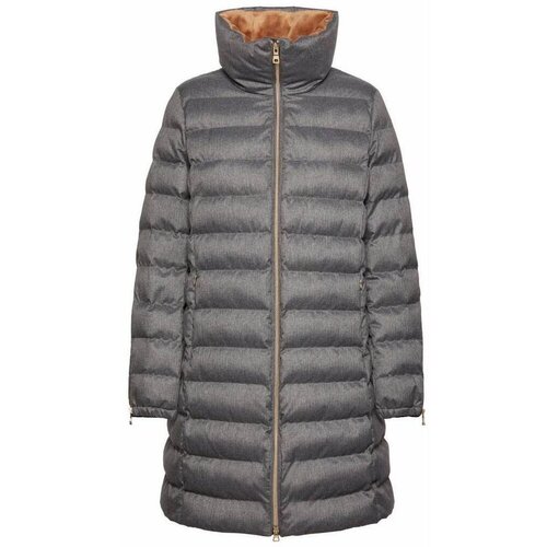 Geox Plašči W ILDE PARKA FLANPRINTED Siva Cene