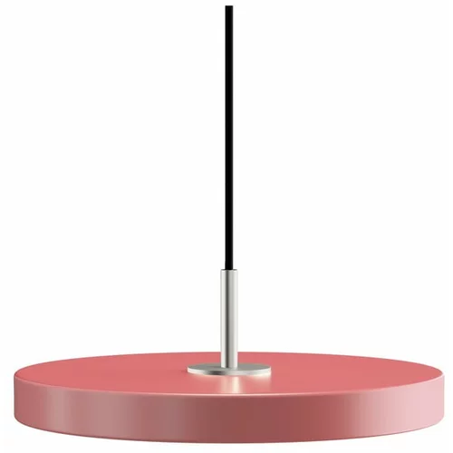 UMAGE Rožnata LED viseča svetilka s kovinskim senčnikom ø 31 cm Asteria Mini –