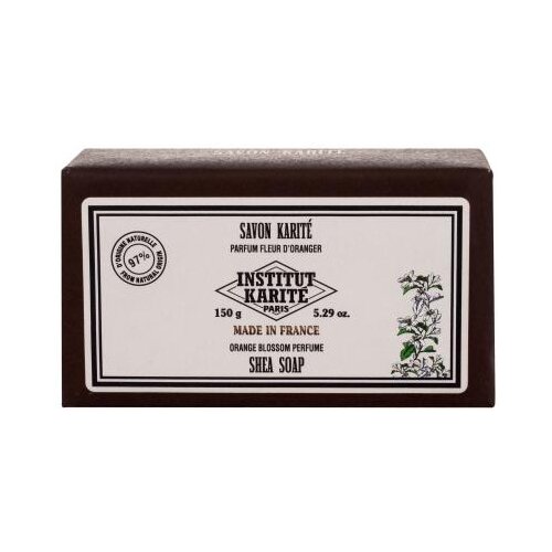 Institut Karité Shea Soap Orange Blossom vlažilno in negovalno trdo milo z vonjem pomarančnih cvetov 150 g za ženske Cene