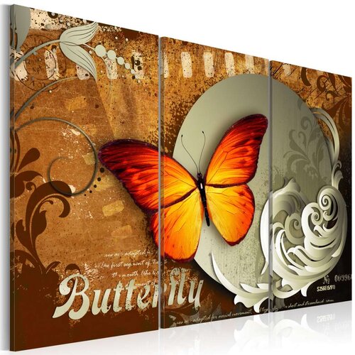  Slika - Fiery butterfly and full moon 120x80 Cene