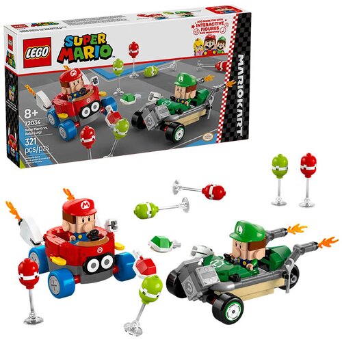 Lego Super Mario: Mario Kart – Baby Mario vs Baby Luigi Cene