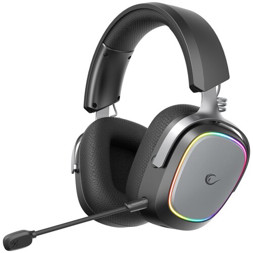  Slu&amp;scaron;alice sa mikrofonom RAMPAGE RETSU Black/Grey Wireless 2.4G Bluetooth Fabric and Leather Protein... Slike