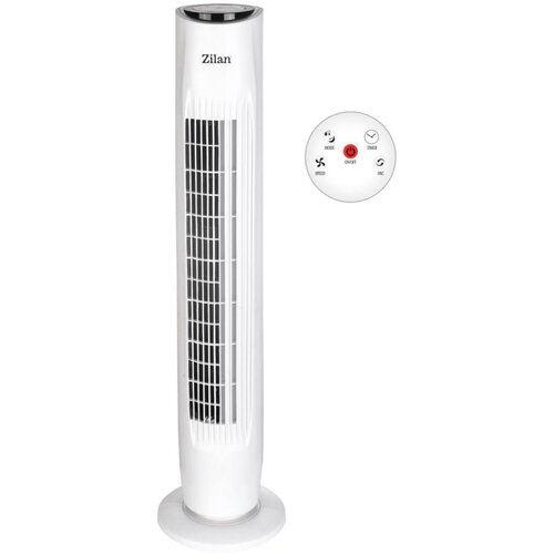 Zilan Ventilator stupni, daljinski upravljač, 45W, 80 cm, ±80° – ZLN3437 Cijene