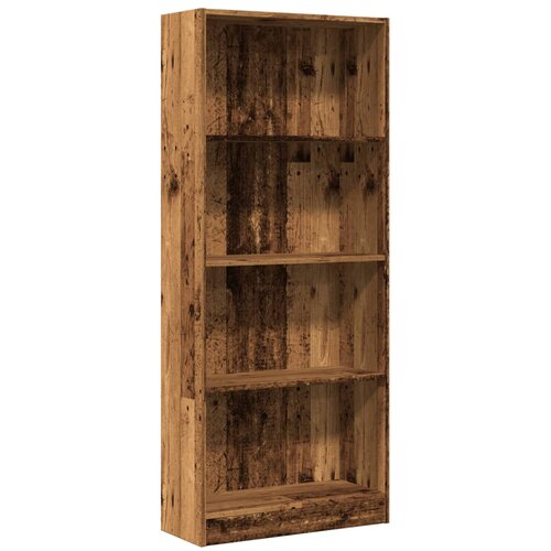 Maison Chic Knjižna omara - Knjižni regal starinski les 60x24x143 cm inženirski les, (21726008) Slike