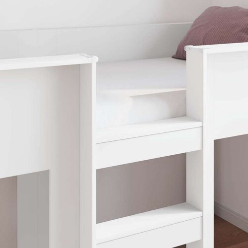  Krevet na kat za djecu Bijelo 75 x 190 cm Konstruirano drvo Cijene