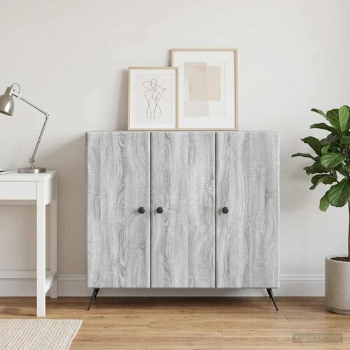  Kreveta Siva sonoma 89 x 34,5 x 80 cm Konstruirano drvo Cijene