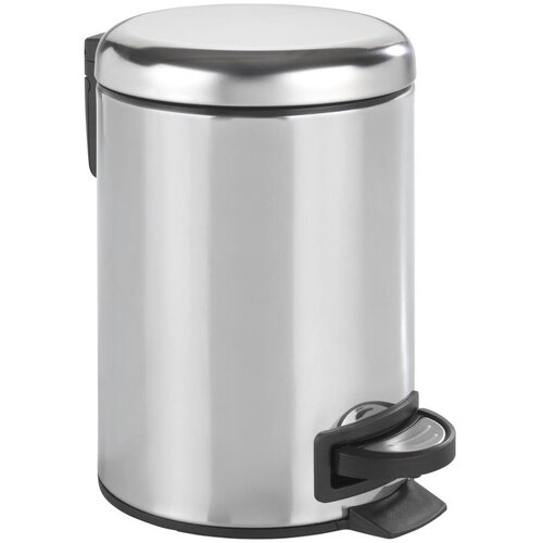 Wenko Srebrn koš za smeti s pedalom Leman Shiny, 3 l Cene