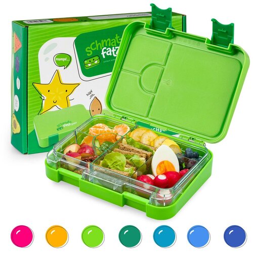 Klarstein junior Lunchbox, 6 predelkov, 21,3 x 15 x 4,5 cm (Š x V x G), brez BPA Cene