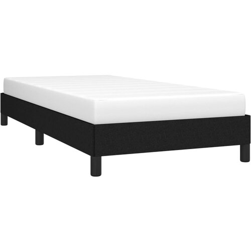  Okvir za krevet bez madraca crni 90x200cm od tkanine Slike