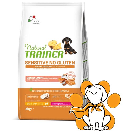 Natural trainer sensitive No Gluten Puppy&Junior, Salmon 2kg, Hrana Sa Lososom Cene