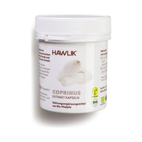 Hawlik bio Coprinus ekstrakt - kapsule - 60 kap. Slike