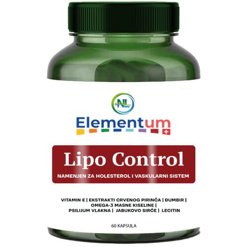 Plus Naturallab Elementum lipo control T 60 caps Slike