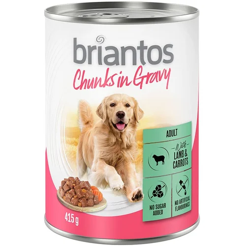 briantos 20 + 4 gratis! Chunks in Gravy 24 x 415 g - Janjetina i mrkva