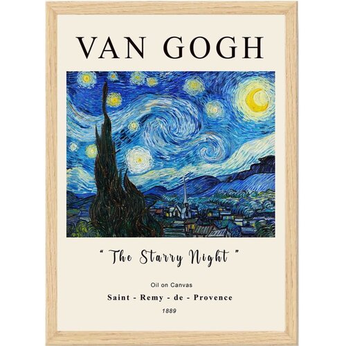 Wallity Plakat u okviru 55x75 cm Vincent van Gogh - Slike