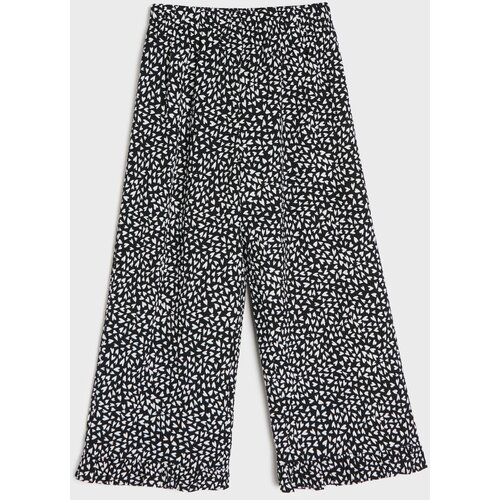 Sinsay Wide leg hlače s motivom srca Slike