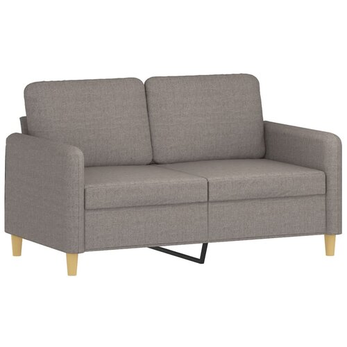  3-dijelni set sofa s jastucima smeđesivi od tkanine Slike