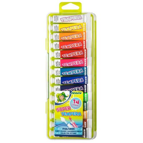 Boja tempera Jolly 7,5ml tubice 14 kom u plastičnoj kutiji Cijene