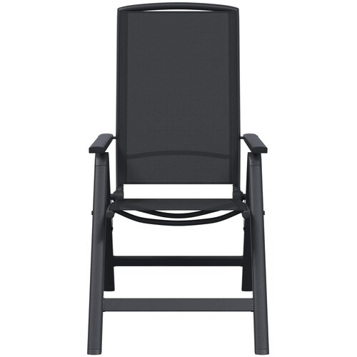  Ležaljke u vrtu 2 pcs Crna 58 x 71 x 112 cm Tekstilen Slike