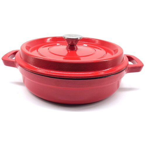 Grill King cast iron okrogli nizki dutch oven, 28 cm, (21567587) Slike