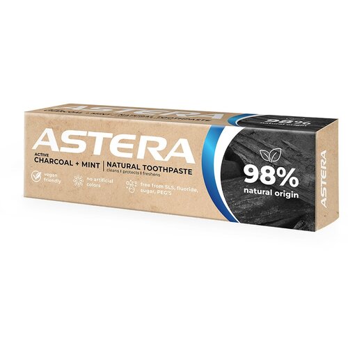Astera Pasta za zube Natural Toothpaste Charcoal + Mint 75ml Cene