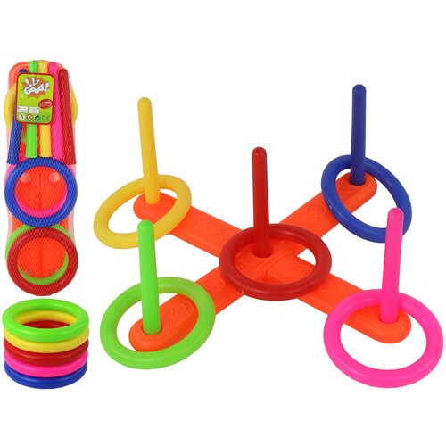 Arcade Game Throw Colorful Hoops to a Target Cijene