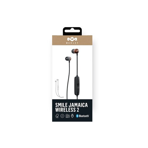 House Of Marley smile jamaica wireless 2 in-ear brezžične slu&amp;scaron;alke, signature black Slike
