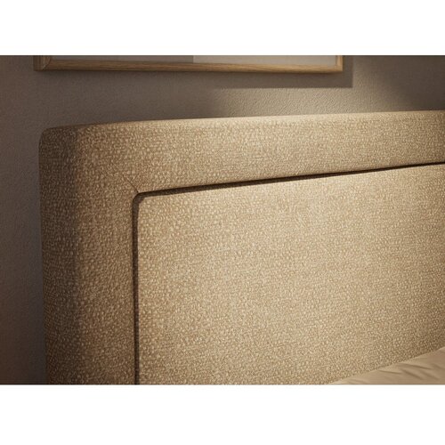 Maison de R&amp;ecirc;ve Bež boxspring postelja s prostorom za shranjevanje 180x200 cm Fresco &amp;ndash; Slike