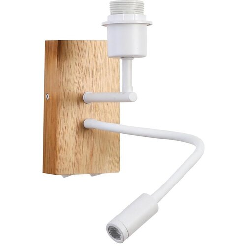  Brilagi - LED zidna lampa NUBILA WOOD 1xE27/25W/230V + LED/3W hrast/bela Cene