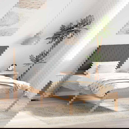  Okvir za krevet s uzglavljem Smeđa 75 x 190 cm tkanina Cene