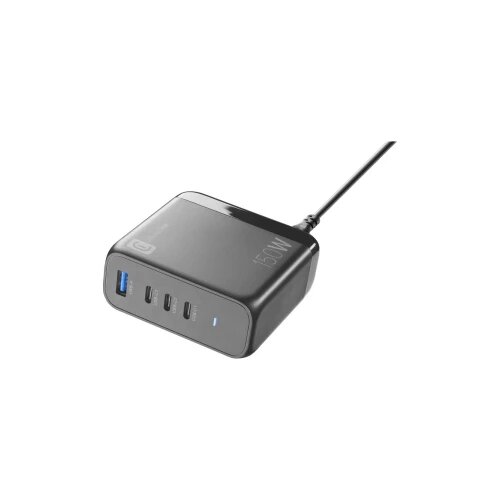 Cellular Line ACHUSBGAN4PD150WK USB punjač 150 W 1x USB-A, 3x USB-C&amp;reg; Power Delivery brzi punjač Slike