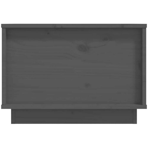  Stolić za kavu sivi 40 x 50 x 35 cm od masivne borovine Slike