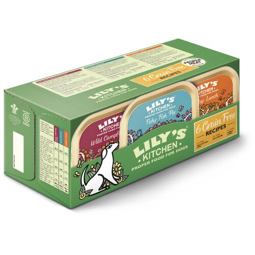 Lily's Kitchen Grain Free Dinners Multipack - 3 okusi - 6 x 150 g Cene