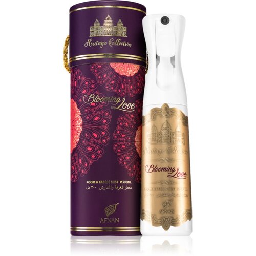 Afnan Heritage Collection Blooming Love Room &amp;amp; Fabric Mist 300 ml Slike